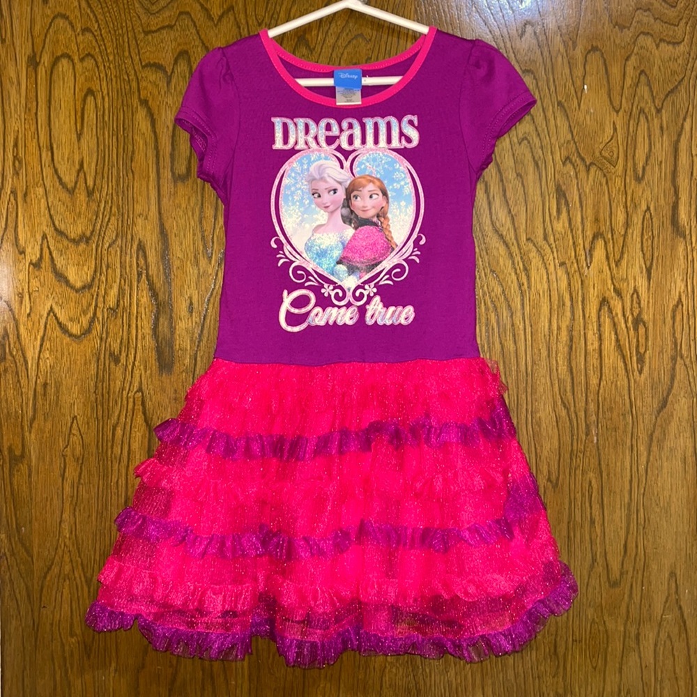 Little girl frozen dress